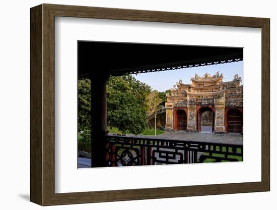 Chuong Duc Gate, Forbidden City in Heart of Imperial City-Nathalie Cuvelier-Framed Photographic Print