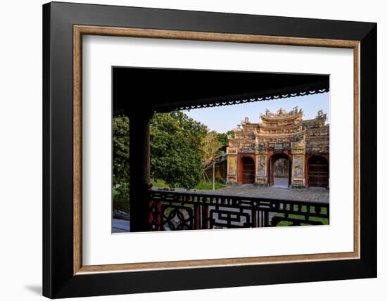 Chuong Duc Gate, Forbidden City in Heart of Imperial City-Nathalie Cuvelier-Framed Photographic Print