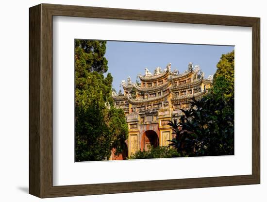 Chuong Duc Gate, Forbidden City in Heart of Imperial City-Nathalie Cuvelier-Framed Photographic Print