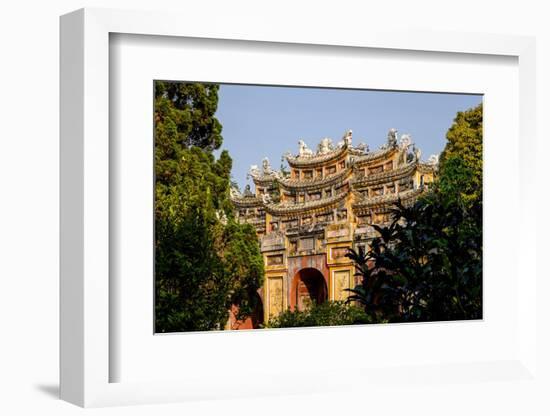 Chuong Duc Gate, Forbidden City in Heart of Imperial City-Nathalie Cuvelier-Framed Photographic Print