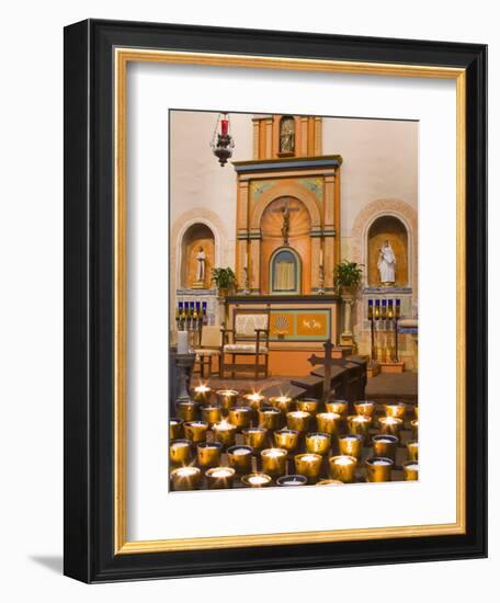 Church Altar in Mission Basilica San Diego De Alcala, San Diego, California-null-Framed Photographic Print