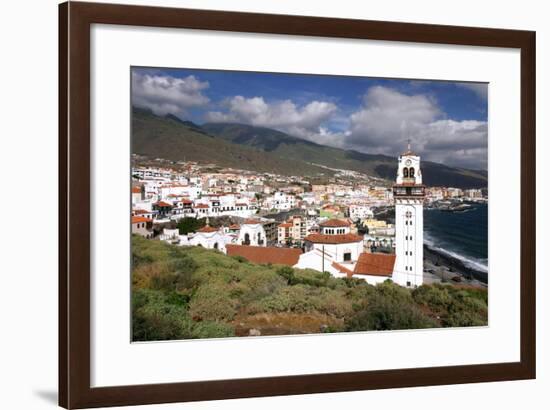 Church and Bay, Candelaria, Tenerife, 2007-Peter Thompson-Framed Photographic Print
