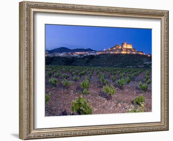 Church and village of San Vicente de la Sonsierra, La Rioja, Spain-Janis Miglavs-Framed Photographic Print