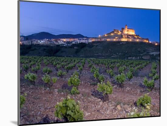 Church and village of San Vicente de la Sonsierra, La Rioja, Spain-Janis Miglavs-Mounted Photographic Print