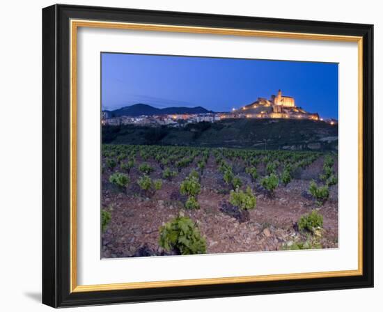 Church and village of San Vicente de la Sonsierra, La Rioja, Spain-Janis Miglavs-Framed Photographic Print