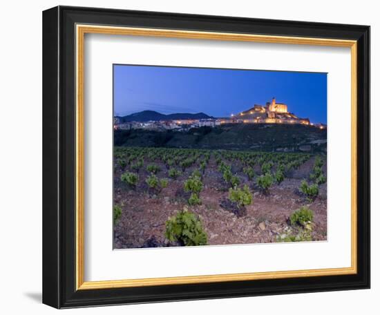 Church and village of San Vicente de la Sonsierra, La Rioja, Spain-Janis Miglavs-Framed Photographic Print