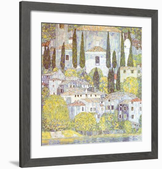 Church at Cassone sul Garda-Gustav Klimt-Framed Art Print