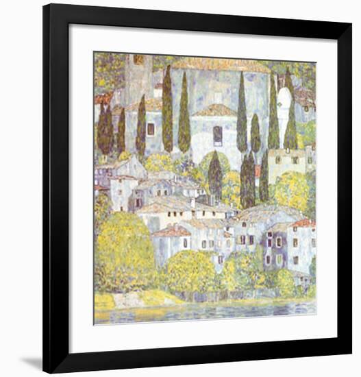 Church at Cassone sul Garda-Gustav Klimt-Framed Art Print