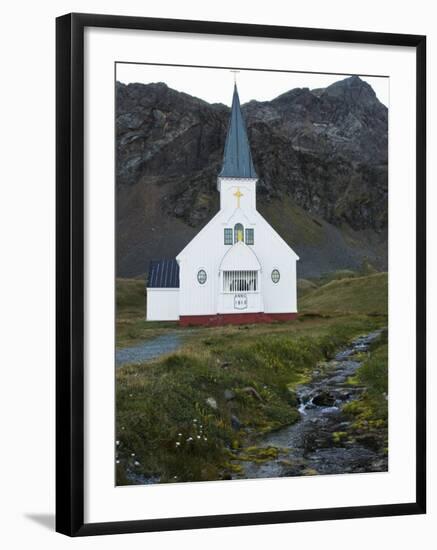 Church at Grytviken Where Shackleton's Funeral Was Held, South Georgia, South Atlantic-Robert Harding-Framed Photographic Print