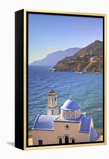 Church at Kantouni, Kalymnos, Dodecanese, Greek Islands, Greece, Europe-Neil Farrin-Framed Premier Image Canvas