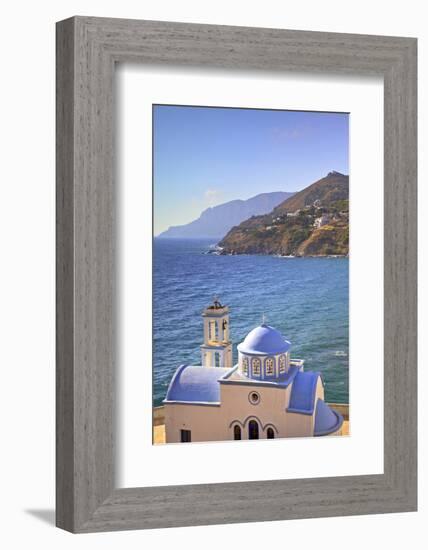 Church at Kantouni, Kalymnos, Dodecanese, Greek Islands, Greece, Europe-Neil Farrin-Framed Photographic Print