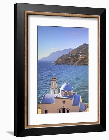 Church at Kantouni, Kalymnos, Dodecanese, Greek Islands, Greece, Europe-Neil Farrin-Framed Photographic Print