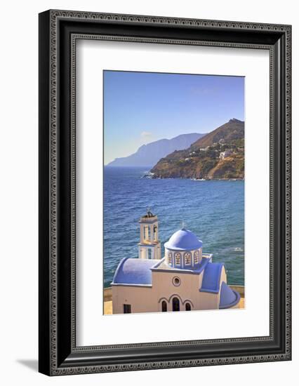 Church at Kantouni, Kalymnos, Dodecanese, Greek Islands, Greece, Europe-Neil Farrin-Framed Photographic Print