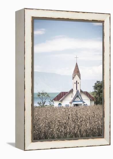 Church at Lake Toba (Danau Toba), North Sumatra, Indonesia, Southeast Asia, Asia-Matthew Williams-Ellis-Framed Premier Image Canvas