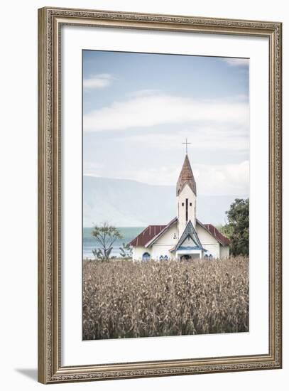 Church at Lake Toba (Danau Toba), North Sumatra, Indonesia, Southeast Asia, Asia-Matthew Williams-Ellis-Framed Photographic Print