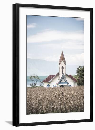 Church at Lake Toba (Danau Toba), North Sumatra, Indonesia, Southeast Asia, Asia-Matthew Williams-Ellis-Framed Photographic Print