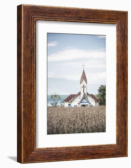 Church at Lake Toba (Danau Toba), North Sumatra, Indonesia, Southeast Asia, Asia-Matthew Williams-Ellis-Framed Photographic Print