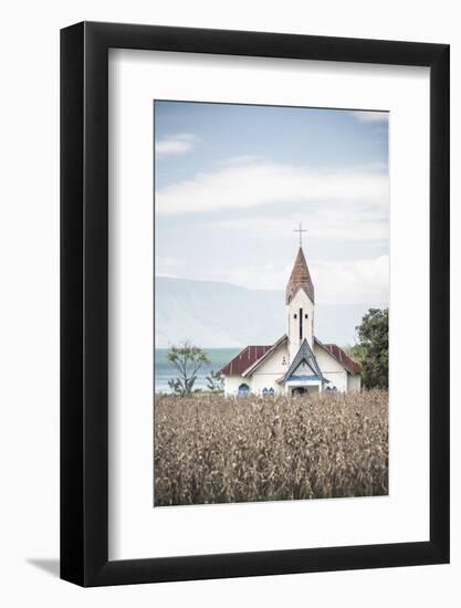 Church at Lake Toba (Danau Toba), North Sumatra, Indonesia, Southeast Asia, Asia-Matthew Williams-Ellis-Framed Photographic Print
