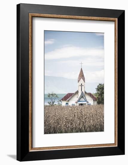 Church at Lake Toba (Danau Toba), North Sumatra, Indonesia, Southeast Asia, Asia-Matthew Williams-Ellis-Framed Photographic Print