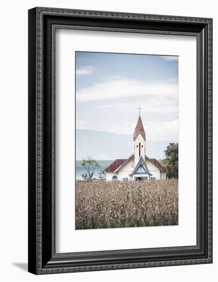 Church at Lake Toba (Danau Toba), North Sumatra, Indonesia, Southeast Asia, Asia-Matthew Williams-Ellis-Framed Photographic Print