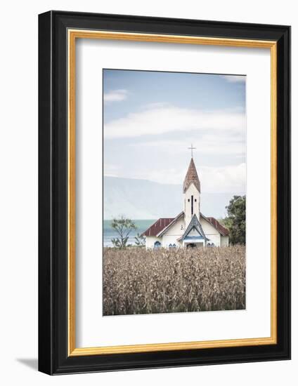 Church at Lake Toba (Danau Toba), North Sumatra, Indonesia, Southeast Asia, Asia-Matthew Williams-Ellis-Framed Photographic Print