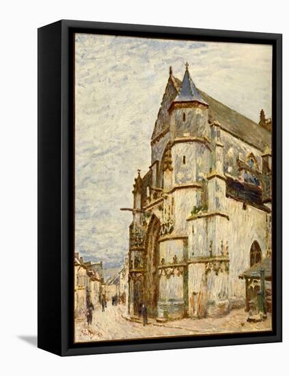 Church at Moret after the Rain, 1894 (Oil on Canvas)-Alfred Sisley-Framed Premier Image Canvas