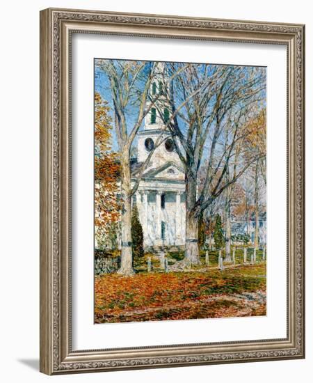 Church at Old Lyme, 1903-Childe Hassam-Framed Giclee Print