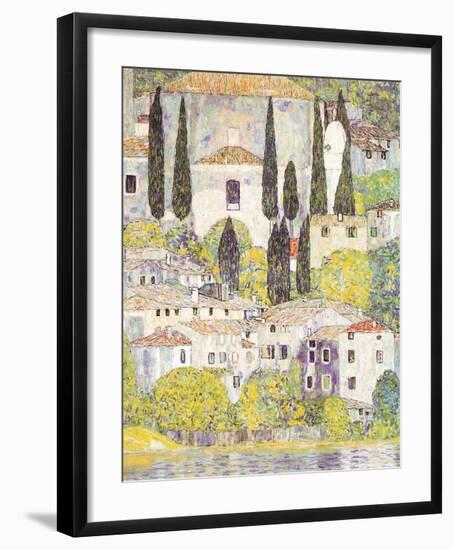 Church at Sul Garda-Gustav Klimt-Framed Art Print