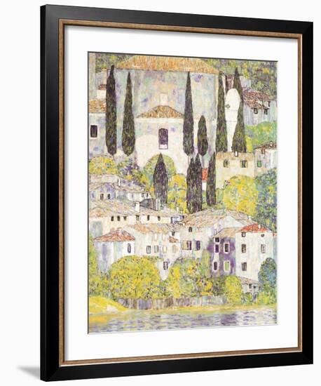 Church at Sul Garda-Gustav Klimt-Framed Art Print