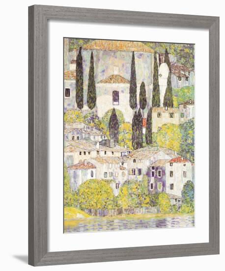 Church at Sul Garda-Gustav Klimt-Framed Art Print