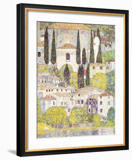 Church at Sul Garda-Gustav Klimt-Framed Art Print