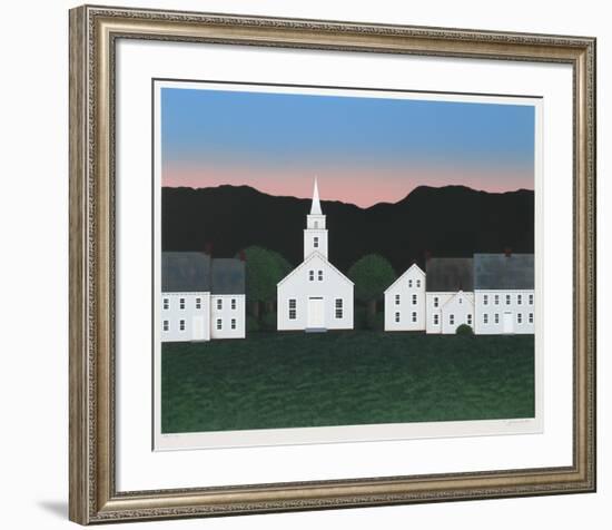 Church at Sunset-Theodore Jeremenko-Framed Limited Edition