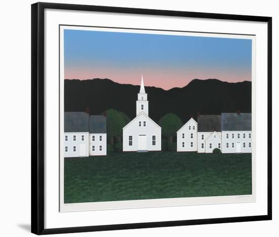 Church at Sunset-Theodore Jeremenko-Framed Limited Edition