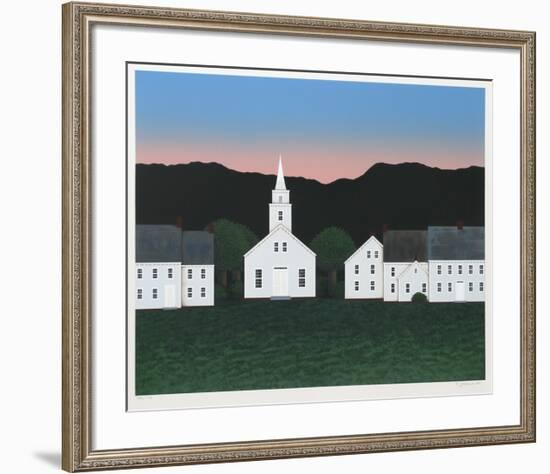 Church at Sunset-Theodore Jeremenko-Framed Limited Edition