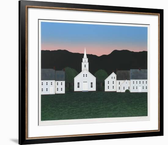 Church at Sunset-Theodore Jeremenko-Framed Limited Edition