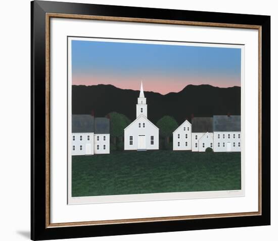 Church at Sunset-Theodore Jeremenko-Framed Limited Edition