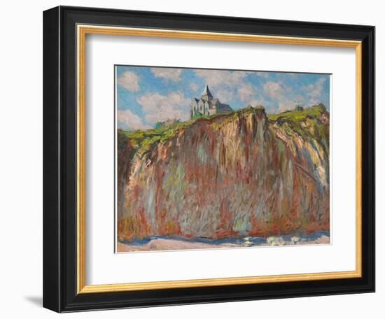 Church at Varengeville, Morning Effect, 1882-Claude Monet-Framed Giclee Print