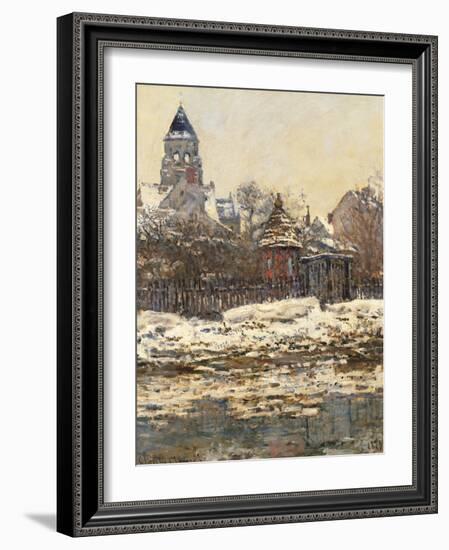 Church at Vetheuil-Claude Monet-Framed Art Print