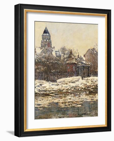 Church at Vetheuil-Claude Monet-Framed Art Print