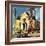 "Church Belfry Repair," April 20, 1946-E. Melbourne Brindle-Framed Giclee Print