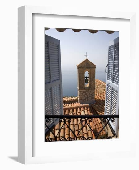 Church Bell Tower, Eze, French Riviera, Cote d'Azur, France-Doug Pearson-Framed Photographic Print