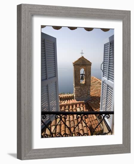 Church Bell Tower, Eze, French Riviera, Cote d'Azur, France-Doug Pearson-Framed Photographic Print