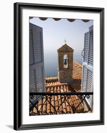 Church Bell Tower, Eze, French Riviera, Cote d'Azur, France-Doug Pearson-Framed Photographic Print