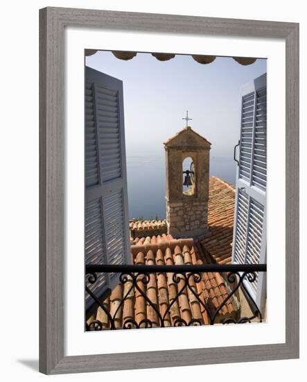 Church Bell Tower, Eze, French Riviera, Cote d'Azur, France-Doug Pearson-Framed Photographic Print