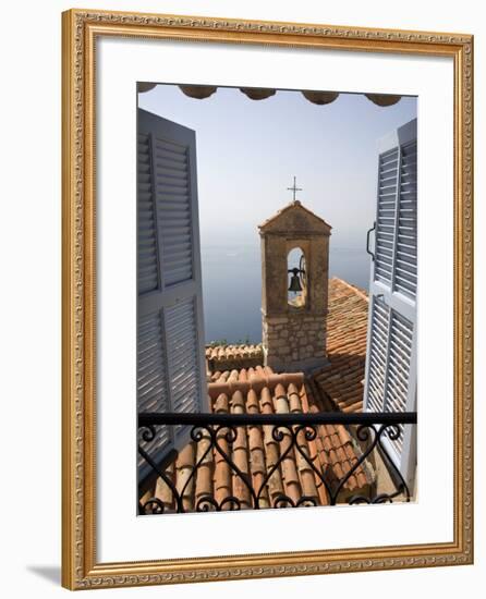 Church Bell Tower, Eze, French Riviera, Cote d'Azur, France-Doug Pearson-Framed Photographic Print