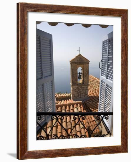 Church Bell Tower, Eze, French Riviera, Cote d'Azur, France-Doug Pearson-Framed Photographic Print