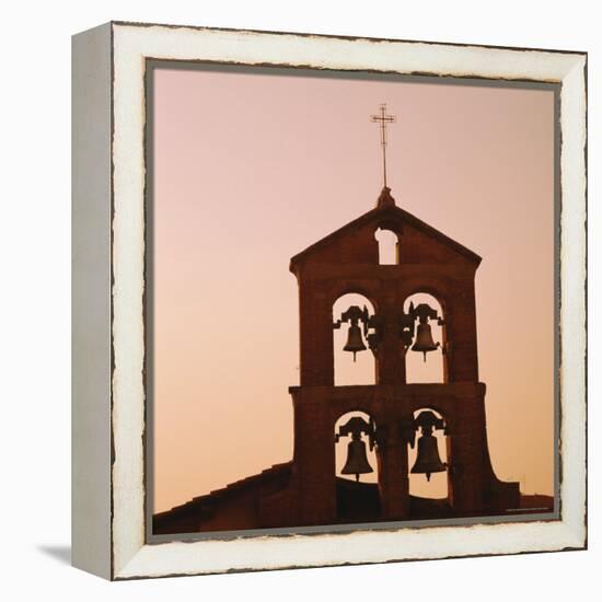 Church Bells at Sunset, Florence, Tuscany, Italy-Roy Rainford-Framed Premier Image Canvas