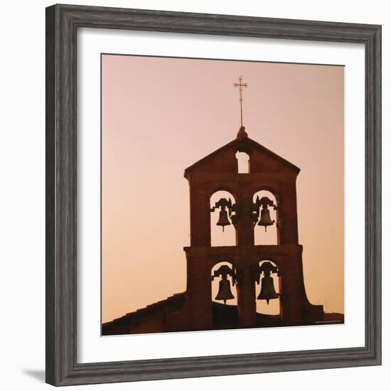 Church Bells at Sunset, Florence, Tuscany, Italy-Roy Rainford-Framed Photographic Print