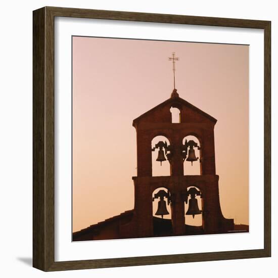 Church Bells at Sunset, Florence, Tuscany, Italy-Roy Rainford-Framed Photographic Print