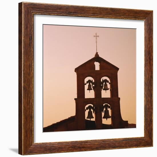 Church Bells at Sunset, Florence, Tuscany, Italy-Roy Rainford-Framed Photographic Print